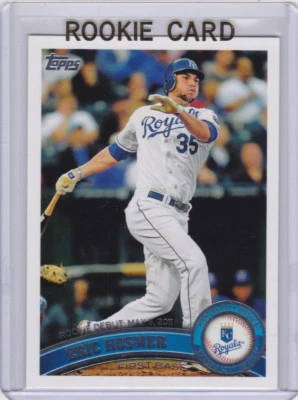 ERIC HOSMER ROOKIE CARD 2011 Topps Update BASEBALL RC Kansas City Royals PADRES! - Image 1 of 2