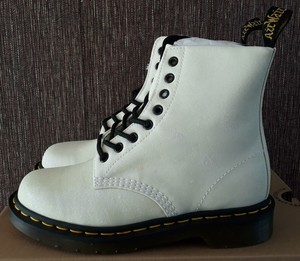 doc martens platform white boots