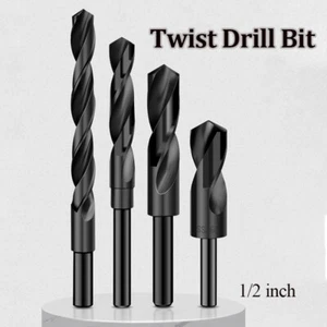 Twist Drill Bit Shank For Steel Aluminum Alloy Wood 1/2" Drill Diameter 12~35mm - Picture 1 of 53