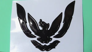New 1993-1994-1995-1996-1997 Pontiac Firebird Bumper-Nose Emblem-Badge-Black' - Picture 1 of 3
