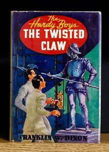VINTAGE HARDY BOYS - The Twisted Claw - w/ DJ - Early Printing - Picture 1 of 4