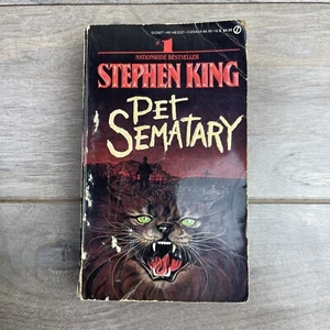 Pet Sematary by Stephen King 1984 3rd Printing Signet - Vintage Paperback  Book - Picture 1 of 14