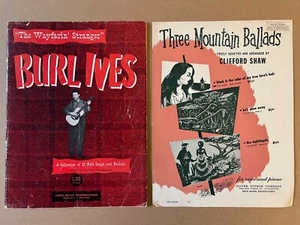 Vintage American Folk Music Books: Burl Ives and Mountain Music - Picture 1 of 10