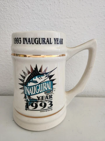 Vintage Florida Miami Marlins 1993 Inaugural Year Limited Edition Beer Stein Mug Cover