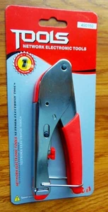 NETWORK ELECTRONIC TOOL FOR RG6 RG58 COAX  CABLES ~ COMPRESSION CRIMP TOOL~ NEW - Picture 1 of 3
