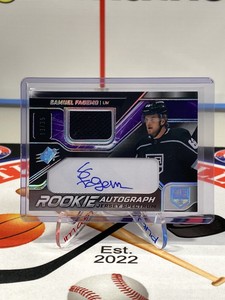 22-23 UD SPx Rookie Jersey Spectrum Autograph 13/35 - Samuel Fagemo #SF