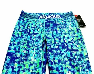 NWT Youth Under Armour Heat-Gear Printed Capri Pants 1305645 XL NWT - Image 1 of 4