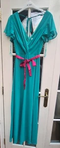 TK Maxx Formula Joven grün formelles Damen-Maxikleid Größe 12 UK - Bild 1 von 4