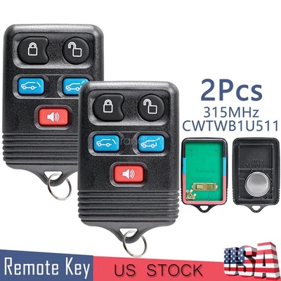 Chaveiro remoto sem chave 2X 5 botões para Ford Expedition SUV 2003-2010 CWTWB1U551 - Imagem 1 de 4