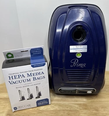 Base de motor de vacío Riccar PRIMAP.8T Prima Canister SOLAMENTE - PROBADO FUNCIONA MUY BIEN Azul Foto 1 de 4