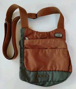 Tumi T-Tech Sac à Bandoulière Marron Nylon Mckenna 10" 5132CP Sangle Réglable, Lire ! - Photo 1/14