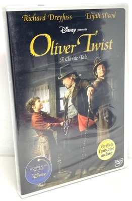 NEW! Oliver Twist (DVD, 1997, Disney, Richard Dreyfuss, Elijah Wood, OOP) Cad - Image 1 of 4