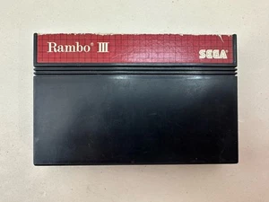 SEGA "Rambo III" - (Sega Master System, 1988) UNTESTED, CARTRIDGE ONLY - Picture 1 of 5