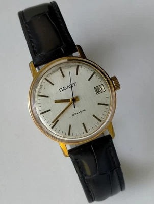 Reloj Poljot 2616.2N Automático Chapado en Oro AU10 Vintage Original Soviético Años 80 Foto 1 de 4