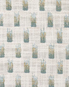 Rebecca Atwood Performance INDOOR OUTDOOR Uphol Fabric- Raindrops Green 1.50 yds - Picture 1 of 5