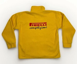 Vintage 90s Pirelli Tires Compitizione Full Zip Fleece Jacket Italian Racing F1 - Bild 1 von 24