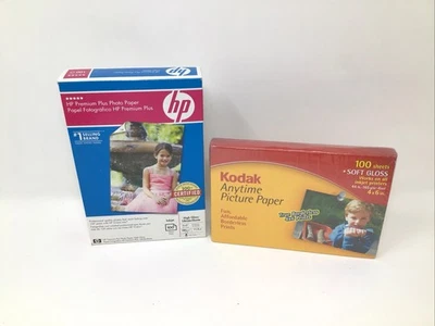 Kodak Photo Paper Anytime Picture Soft Gloss HP Premium Plus High Gloss 4x6 - Image 1 of 4