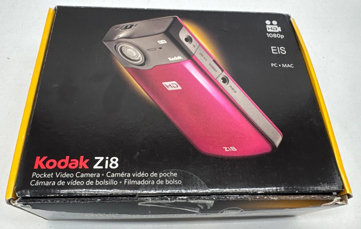 Kodak ZI8 HD ビデオカメラ ラズベリー Kodak ZI8 HD ビデオカメラ