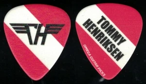 ALICE COOPER-Tour GUITAR PICK! TOMMY HENRIKSEN! VAN HALEN LOGO-DIVER DOWN! - Picture 1 of 1