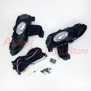 Bumper Fog Lights Kit For Mazda 3 Sedan 4 Door 2004 - 2006 Right +Left Side - Picture 1 of 8