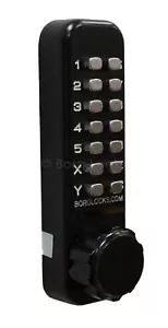 BORG LOCKS BL2601 Marine Grade Pro serratura digitale con blocco opzionale BL2601MG - Foto 1 di 3