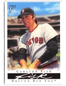 2003 Topps Gallery Hall of Fame #64 Carlton Fisk Red Letter - Picture 1 of 2