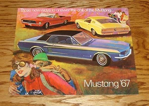 Ford Mustang 1967 folleto de ventas 67 GT Fastback 2+2 convertible techo rígido - Imagen 1 de 2