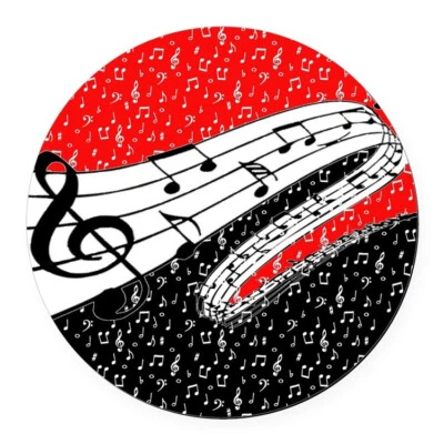 NOTAS DE BAILE DE MÚSICA SÍMBOLO DE MÚSICO Colgante en Plata de Ley 925 Collar de 20" Foto 1 de 4