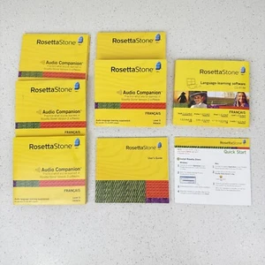 Rosetta Stone French Level 1 2 3 4 5 Version 3 Windows Mac 2009 - Picture 1 of 6