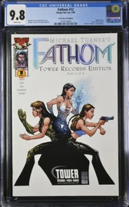 FATHOM #12 CGC 9.8 CHARLIE'S ANGELS COVER HOMAGE TOWER RECORDS EDITION - Picture 1 of 2