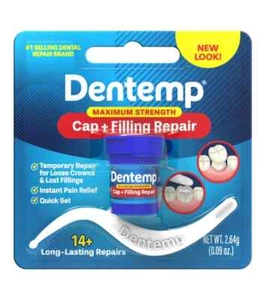 Dentamp - Max Strength Dental Cap Filling Repair Kit Temporary Tooth Fix - Picture 1 of 2
