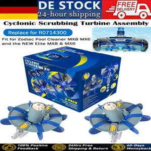 Kit de fregado ciclónico 2 piezas R0714300 para limpiadores de piscinas Zodiac MX8, MX6 Elite - Imagen 1 de 10