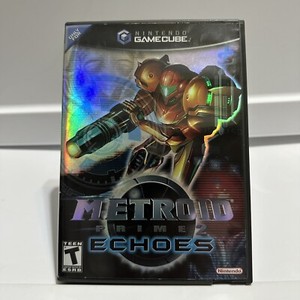 Metroid Prime 2: Echoes (GameCube, 2004) with insert & Disc No Manual Clean Copy