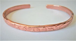 Brazalete Brazalete Cobre Calidad | Muchos Estilos 3 Tamaños se Adapta a Muñeca Hasta 91/4” (23,5 cm) - Imagen 1 de 16