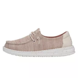 Hey Dude Wendy Youth Sport Mesh Kid's Casual Shoes, Light Pink, K2 - Picture 1 of 6
