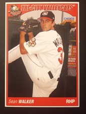 2005 Tri-City ValleyCats Sean Walker #19