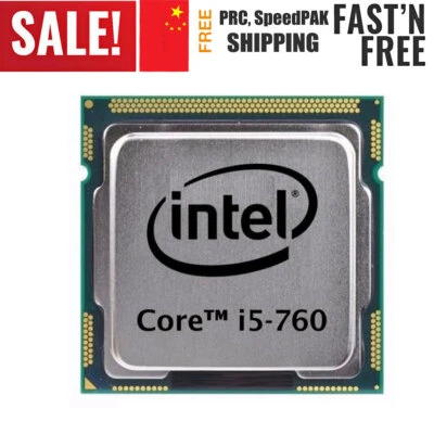 Intel Core i5-760 CPU 4-Core 2.8 GHz 4 Threads 8 MB L3 Cache LGA 1156 Processor - Image 1 of 4