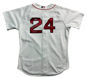 JERSEY BAJO MANNY RAMIREZ “04 WS MVP” FIRMADO AUTÉNTICO MAJESTUOSO BOSTON RED SOX - Imagen 1 de 4