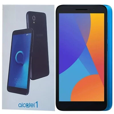 Alcatel 1 (2021) 4G AI Aqua 16GB + 1GB Single-SIM Factory Unlocked GSM NEW - Image 1 of 4