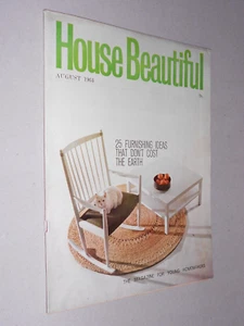 HOUSE BEAUTIFUL MAGAZINE. AUGUST 1964. UK EDITION - Picture 1 of 1