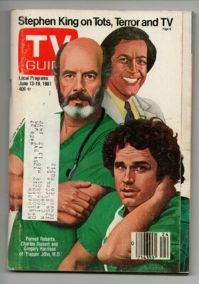 TV Guide Magazine June 13 1981 Charles Siebert Trapper John MD Reggie Jackson - Image 1 of 4