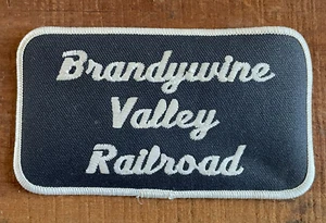 Parche de ferrocarril Brandywine Valley vintage Coatsville, PA línea corta 4,5" x 2,5" - Imagen 1 de 7