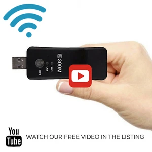 🔥Ethernet To Wireless Adapter Wi-fi Lan Wifi For Game Smart TV Computer Printer - Picture 1 of 10