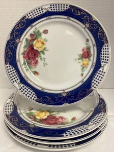 SMCS G 1867 PORZELLAN FABRIK Germany Tirschenreuth Bayern Lot 4 Brot & Platte - Bild 1 von 5