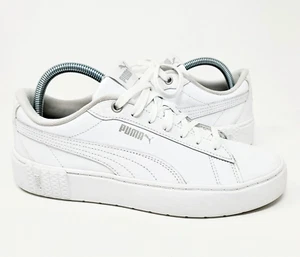 Puma Womens Smash Platform V2 White Casual Shoes Sneakers Size 9.5 381447-01 - Picture 1 of 9