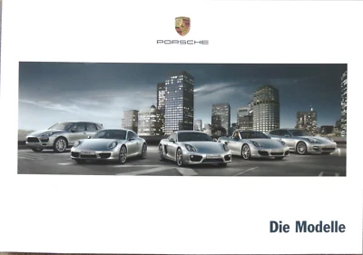 Porsche 911 Cayman Boxster Panamera Cayenne Folleto de 8/2012 Foto 1 de 4