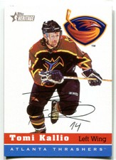 2000-01 Topps Heritage Tomi Kalio Card #148 Atlanta Thrashers