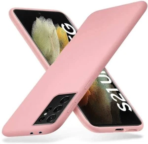 Coque Silicone TPU Rose + 2 Verres Trempes Pour Samsung Galaxy S21 Plus 5G Litt - Imagen 1 de 2