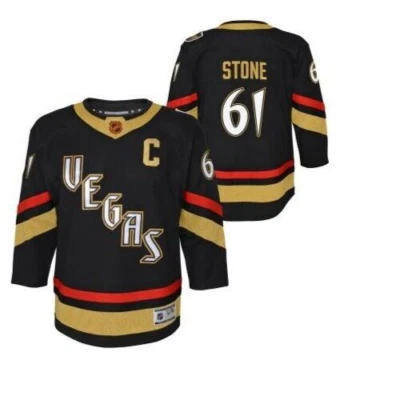 NHL Premier Vegas Golden Knights #61 Hockey Jersey New Infant 18M MSRP $75 - Image 1 of 2