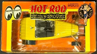 2005 Toy Zone Hot Rod Underground Diecast Collectible Car 1:18 Lady Luck YELLOW - Image 1 of 3